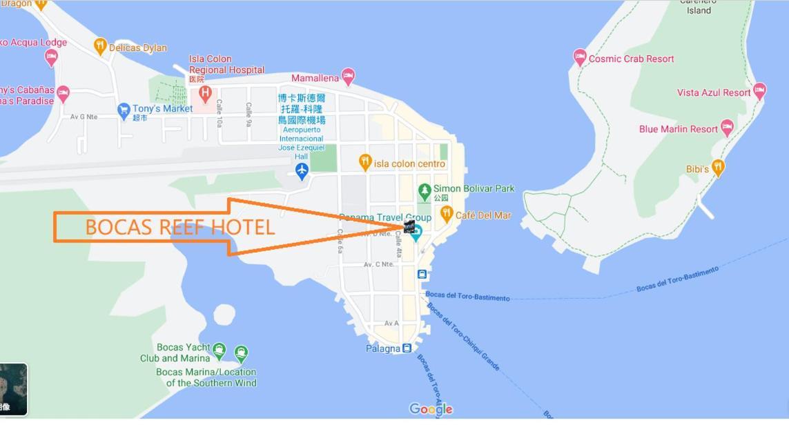 Reff Hotel Bocas Town Bagian luar foto